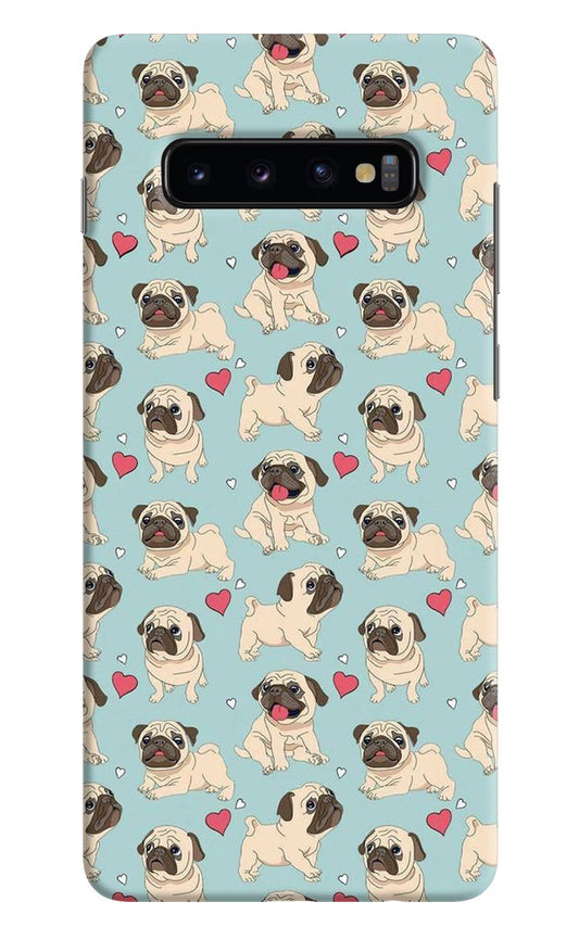 Pug Dog Samsung S10 Plus Hard Case Back Cover by Casekaro