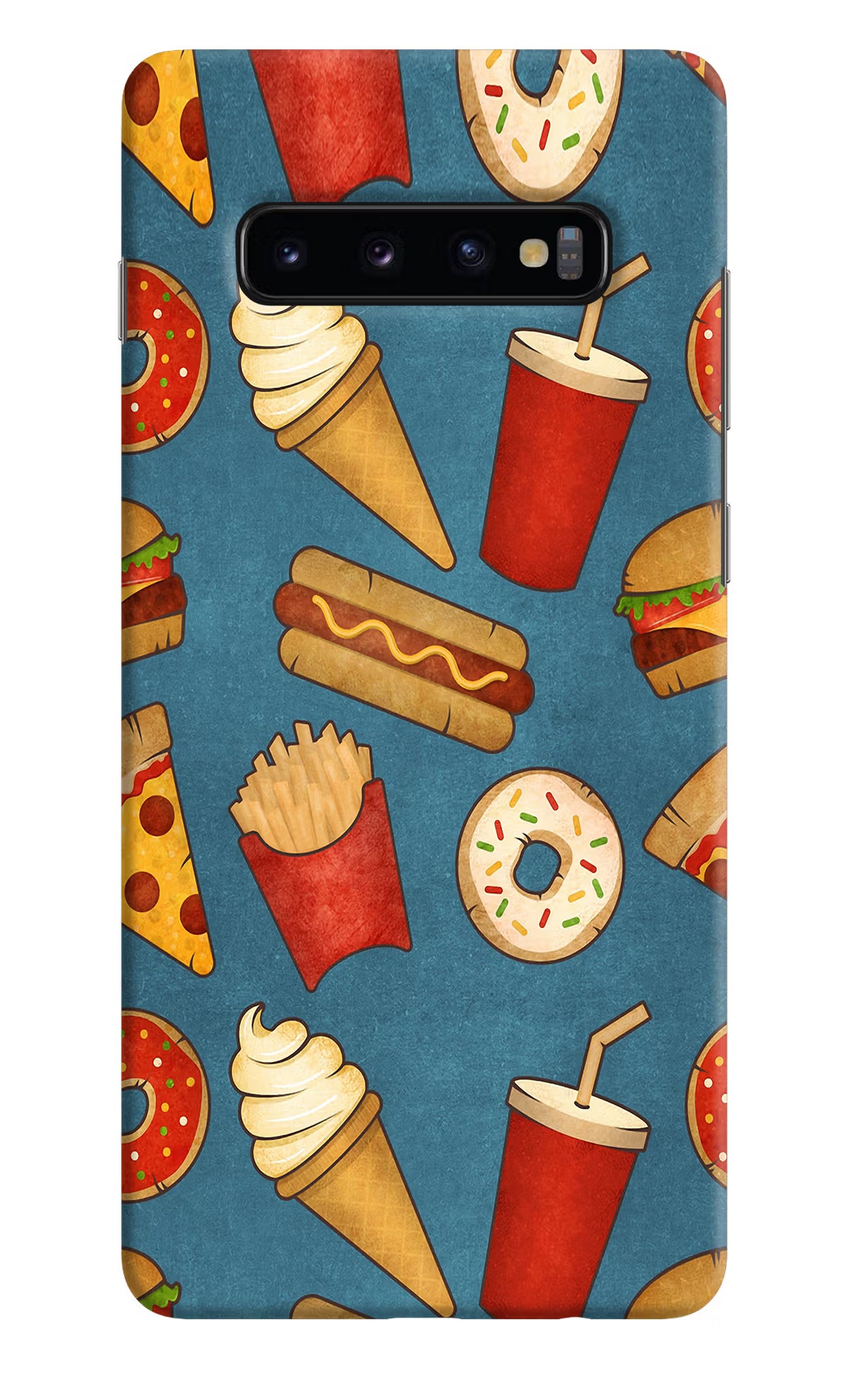 Foodie Samsung S10 Plus Hard Case Back Cover by Casekaro