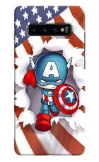 Captain America Samsung S10 Plus Hard Case Back Cover by Casekaro