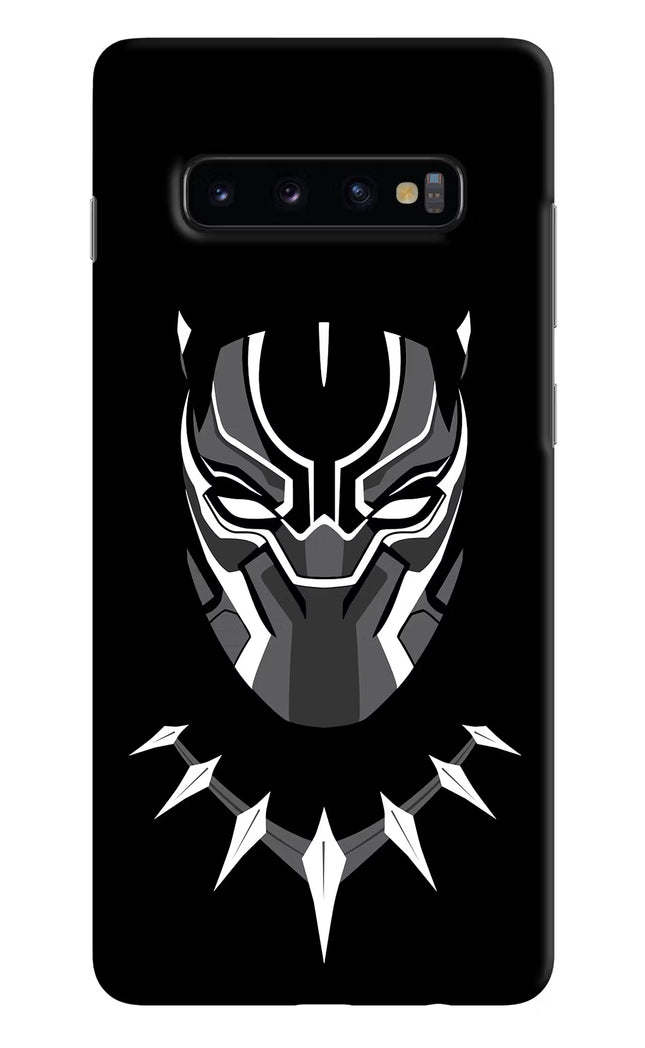 Black Panther Samsung S10 Plus Hard Case Back Cover by Casekaro