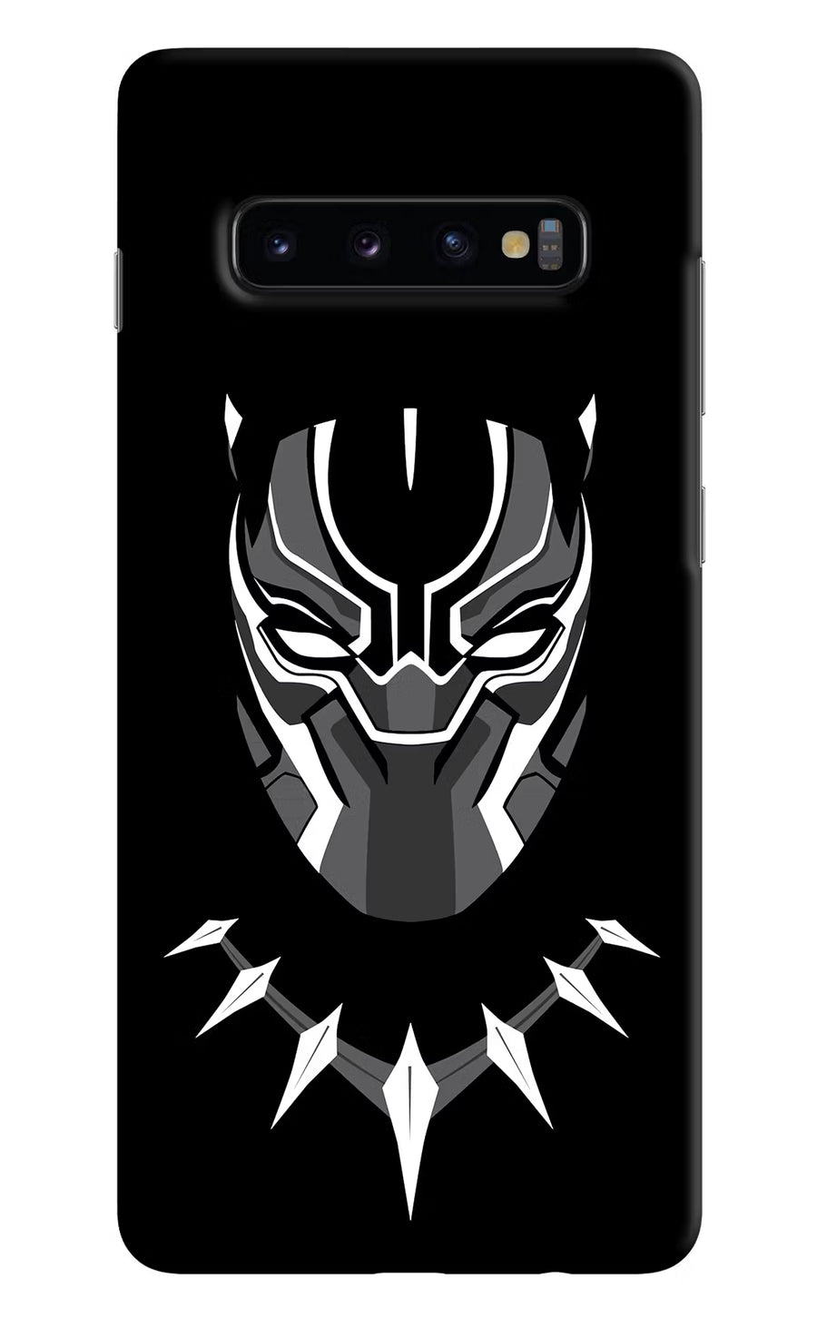 Black Panther Samsung S10 Plus Back Cover, Hard case