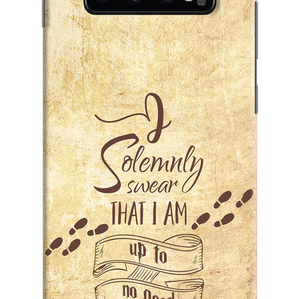 I Solemnly swear that i up to no good Samsung S10 Plus Hard Case Back Cover by Casekaro