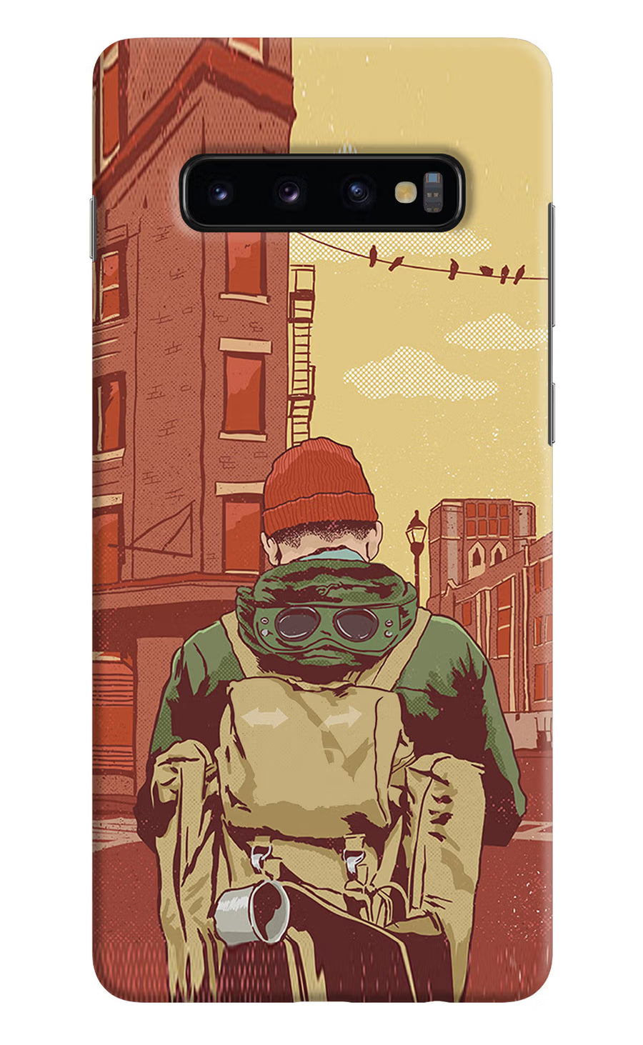 Adventurous Samsung S10 Plus Back Cover, Hard case