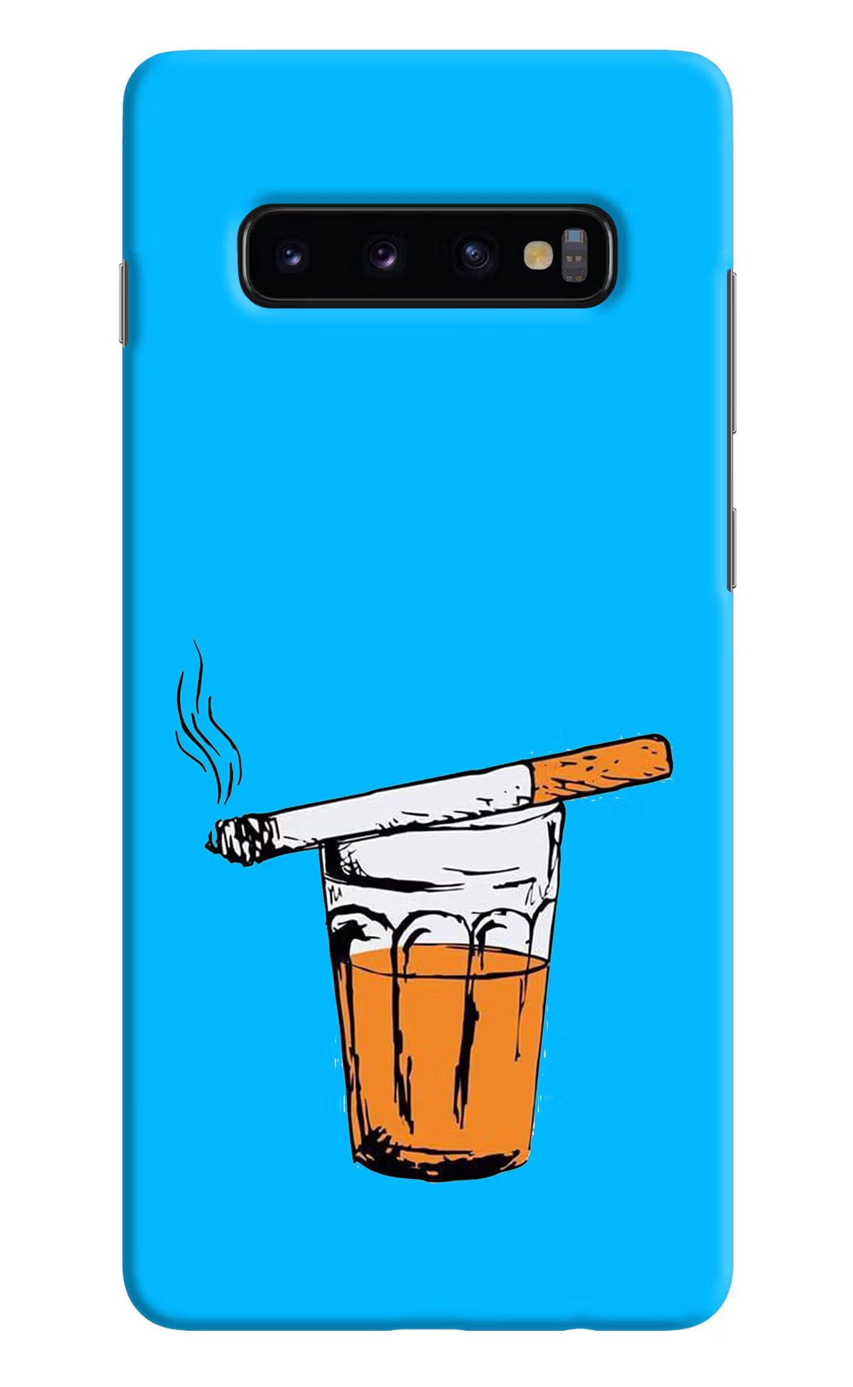 Chai Sutta Samsung S10 Plus Hard Case Back Cover by Casekaro