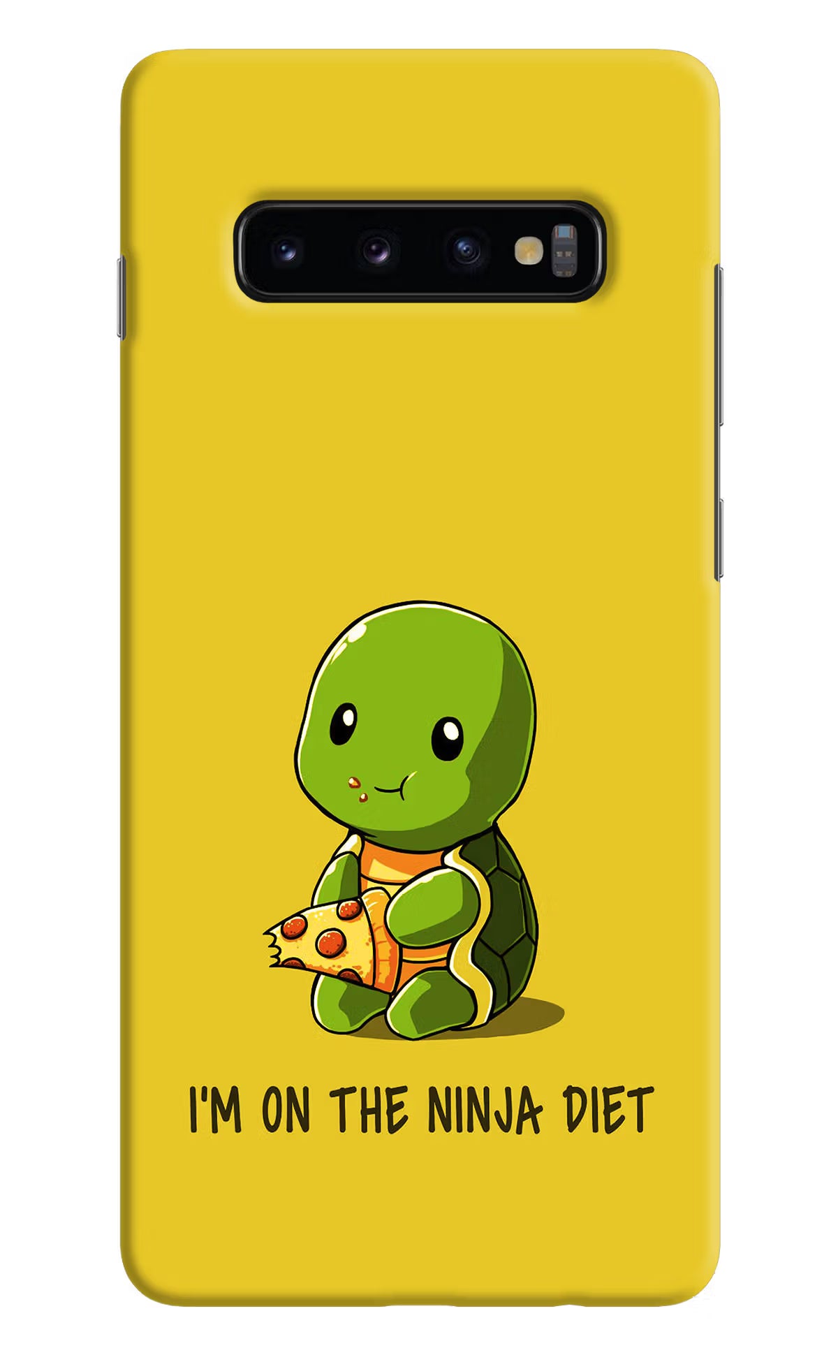 I'm on Ninja Diet Samsung S10 Plus Hard Case Back Cover by Casekaro