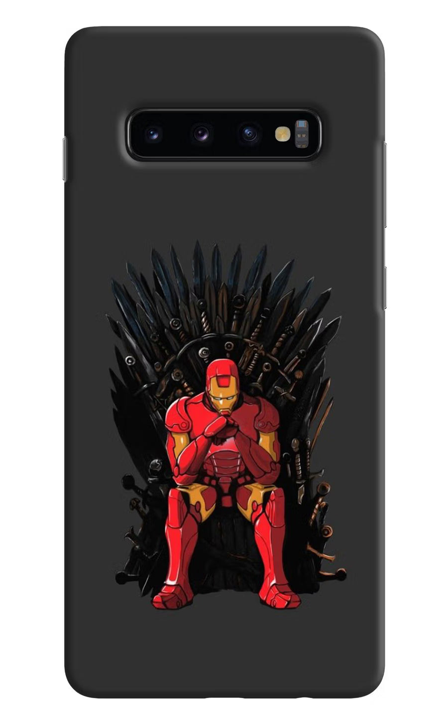 Ironman Throne Samsung S10 Plus Back Cover, Hard case