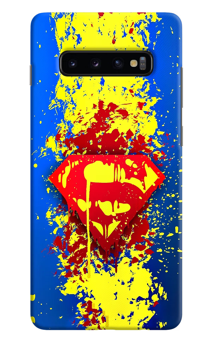 Superman logo Samsung S10 Plus Back Cover, Hard case