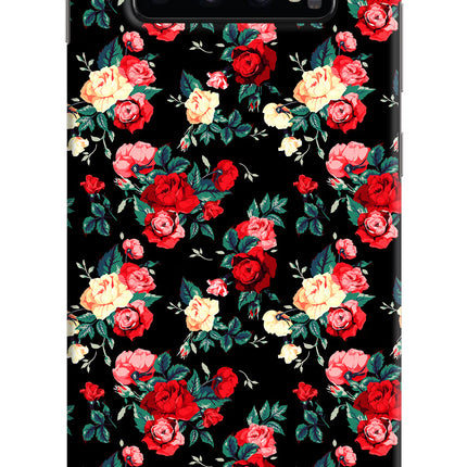 Rose Pattern Samsung S10 Plus Hard Case Back Cover by Casekaro