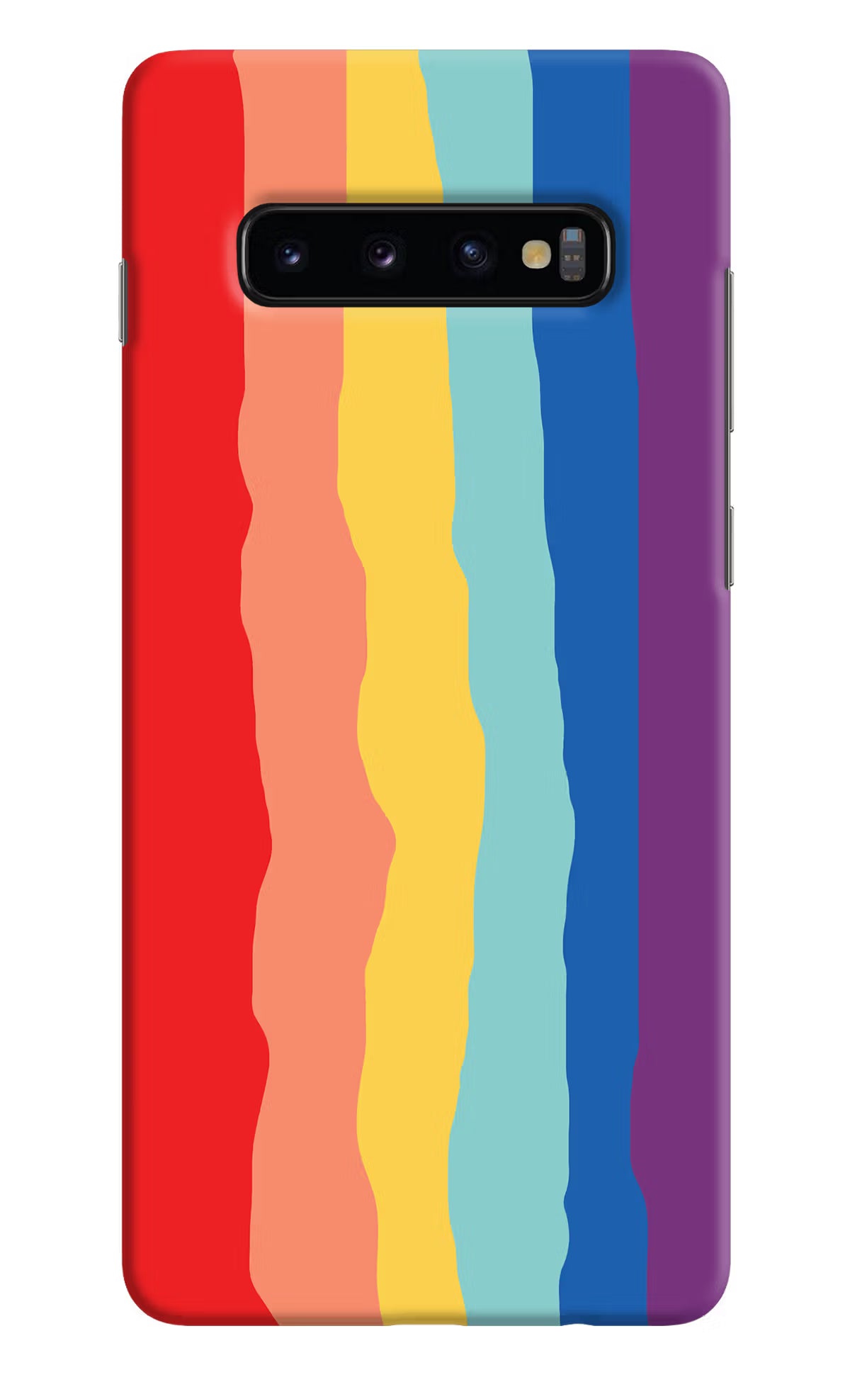 Rainbow Samsung S10 Plus Hard Case Back Cover by Casekaro