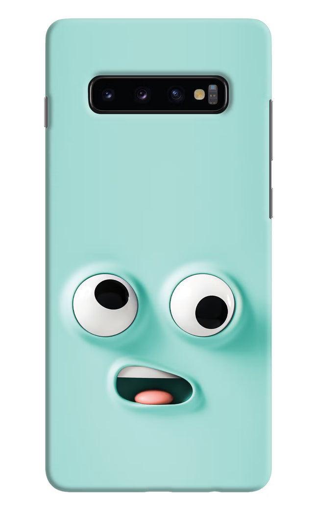Funny Cartoon Samsung S10 Plus Hard Case Back Cover by Casekaro