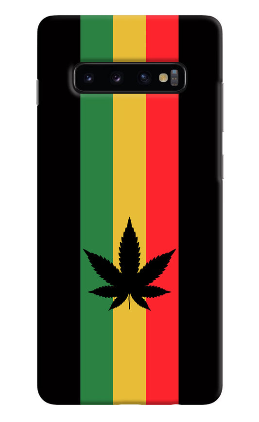 Weed Flag Samsung S10 Plus Hard Case Back Cover by Casekaro