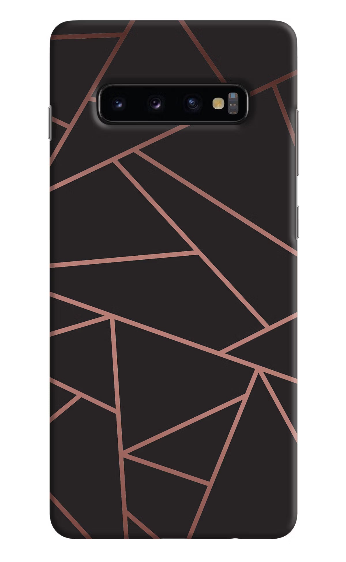 Geometric Pattern Samsung S10 Plus Hard Case Back Cover by Casekaro