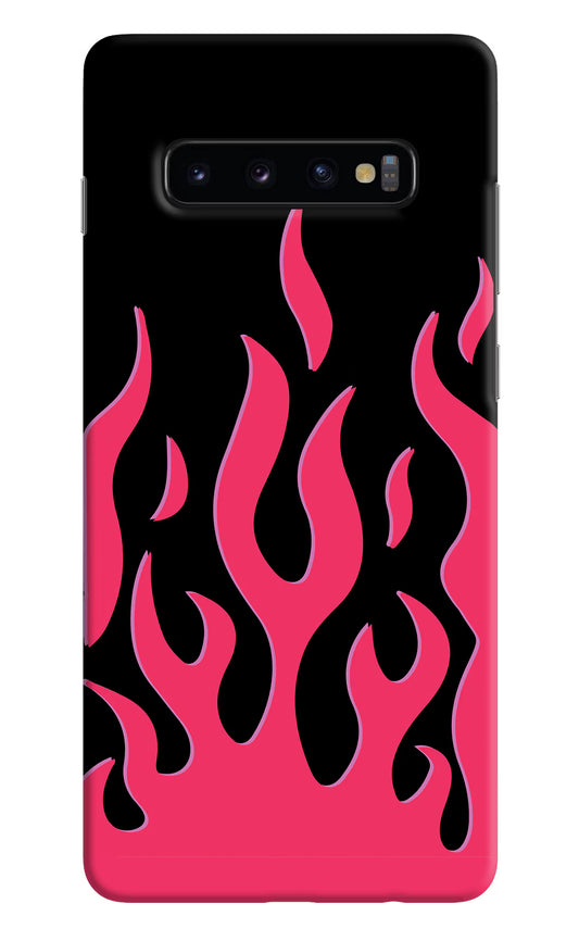 Fire Flames Samsung S10 Plus Hard Case Back Cover by Casekaro