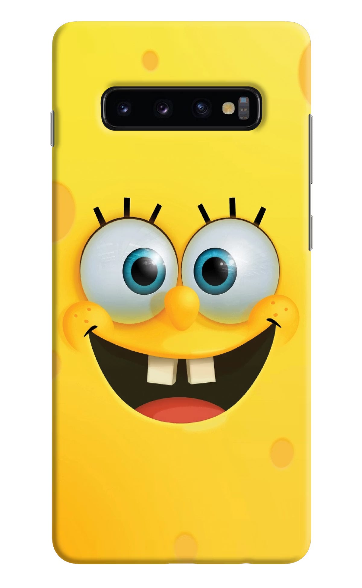 Sponge 1 Samsung S10 Plus Hard Case Back Cover by Casekaro