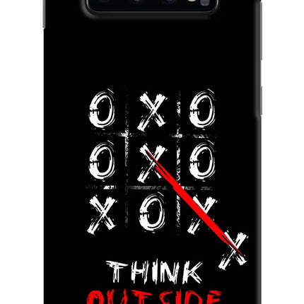 Think out of the BOX Samsung S10 Plus Hard Case Back Cover by Casekaro