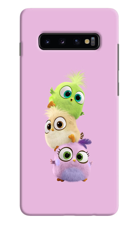 Cute Little Birds Samsung S10 Plus Hard Case Back Cover by Casekaro