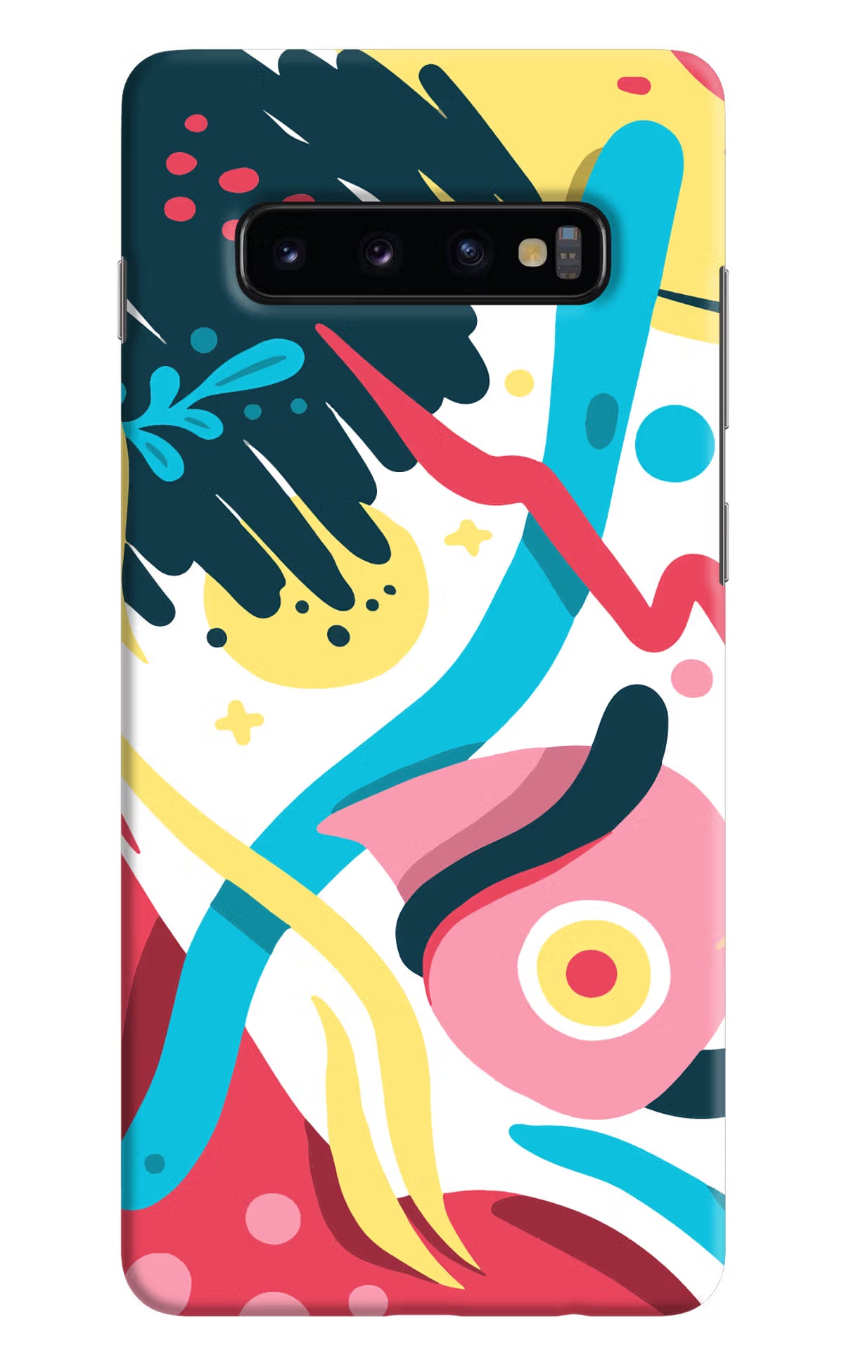 Trippy Samsung S10 Plus Hard Case Back Cover by Casekaro
