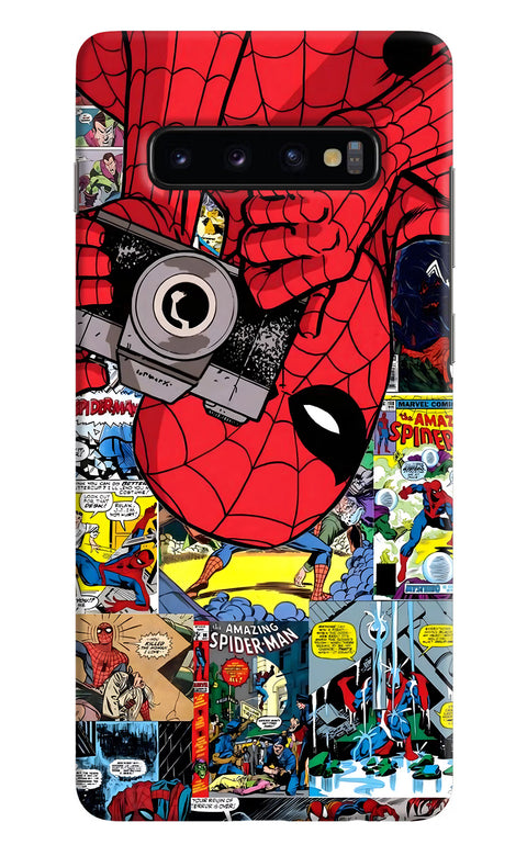 Spider Man Samsung S10 Plus Back Cover
