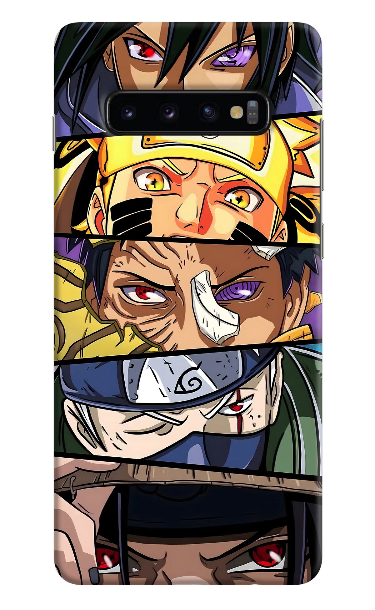 Naruto Character Samsung S10 Plus Hard Case Back Cover by Casekaro