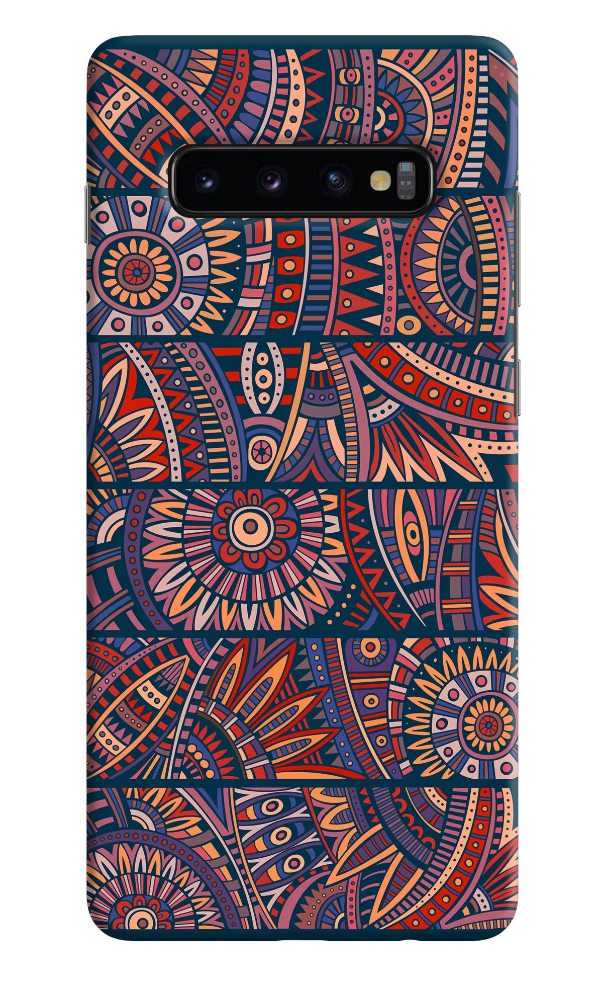 African Culture Design Samsung S10 Plus Hard Case Back Cover by Casekaro