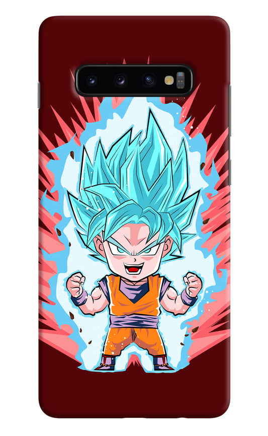 Goku Little Samsung S10 Plus Hard Case Back Cover by Casekaro