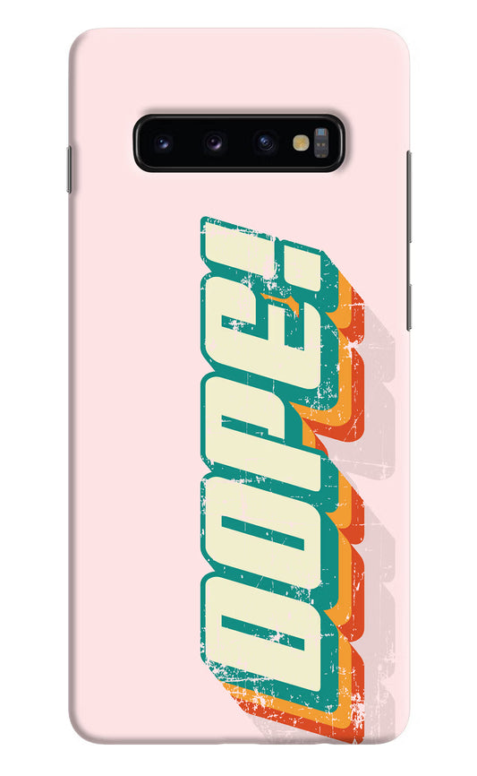 Dope Samsung S10 Plus Hard Case Back Cover by Casekaro