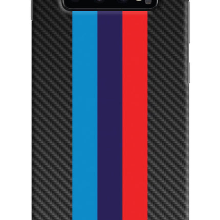 BMW Stripes Pattern Samsung S10 Plus Hard Case Back Cover by Casekaro