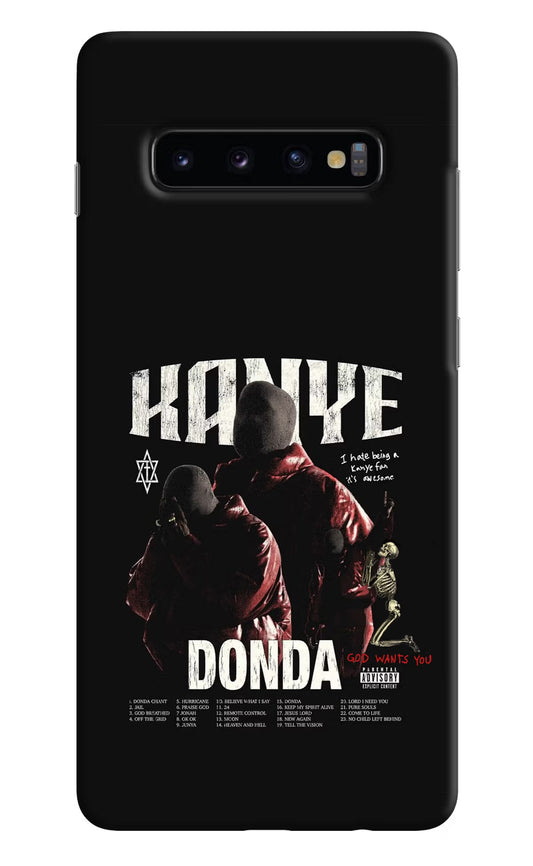 Donda Kanye West Samsung S10 Plus Hard Case Back Cover by Casekaro