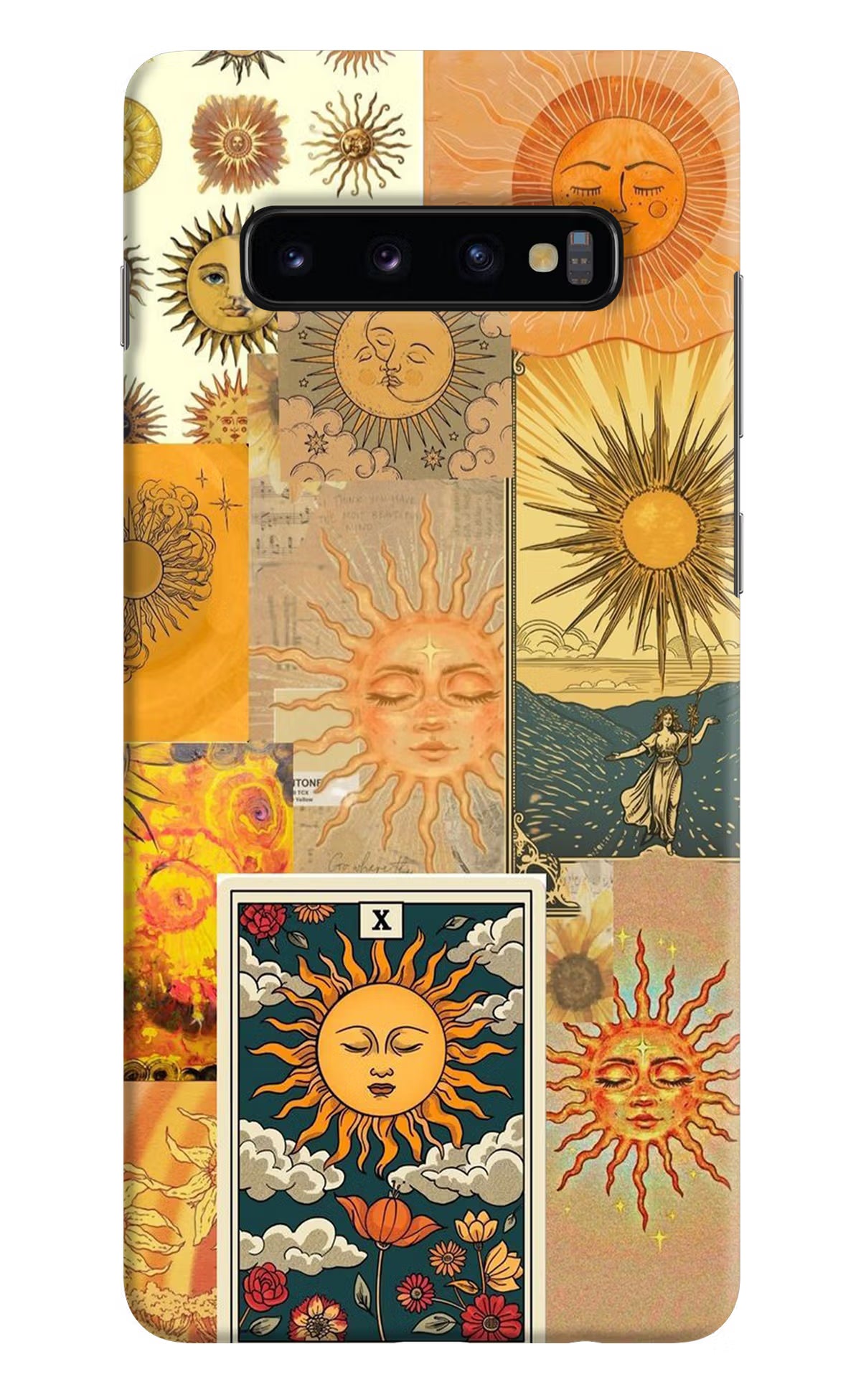 Sun Samsung S10 Plus Hard Case Back Cover by Casekaro