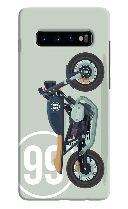 Classic Cafe Racer 99 Samsung S10 Plus Hard Case Back Cover by Casekaro