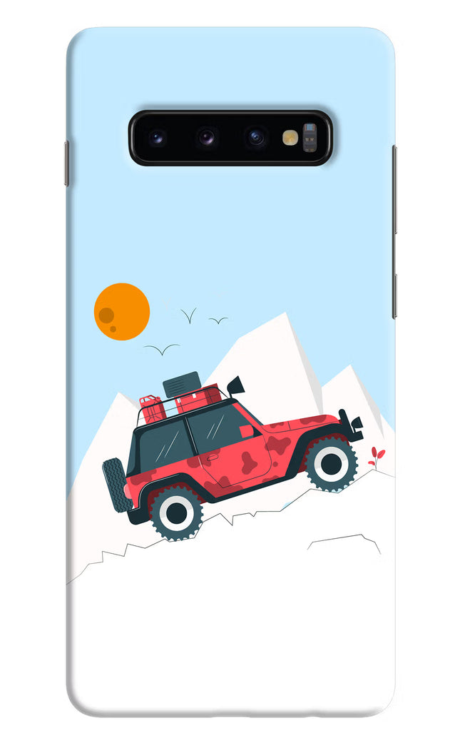 Mountain Trail Beast Samsung S10 Plus Hard Case Back Cover by Casekaro
