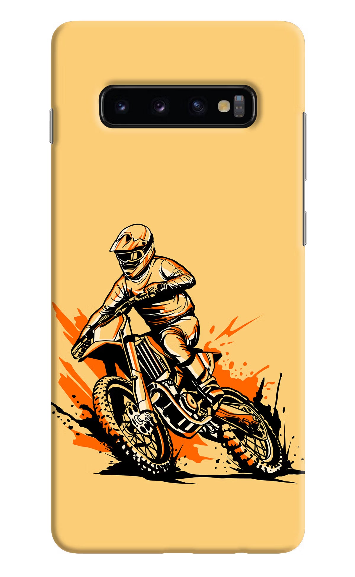 Off-Road Fury Samsung S10 Plus Hard Case Back Cover by Casekaro
