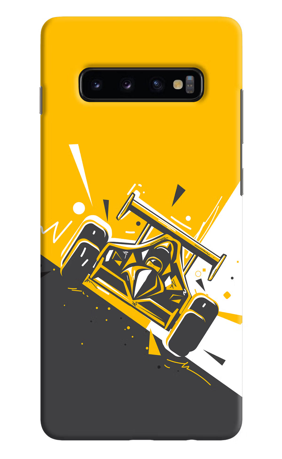 Track King Samsung S10 Plus Back Cover, Hard case