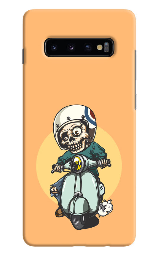 Undead Biker Samsung S10 Plus Hard Case Back Cover by Casekaro