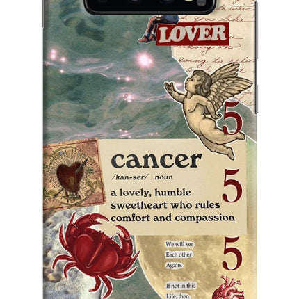 Cancer Zodiac Samsung S10 Plus Hard Case Back Cover by Casekaro