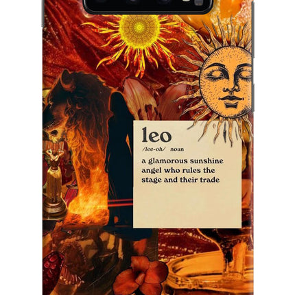 Leo Zodiac Samsung S10 Plus Hard Case Back Cover by Casekaro