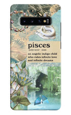 Pisces Zodiac Samsung S10 Plus Hard Case Back Cover by Casekaro