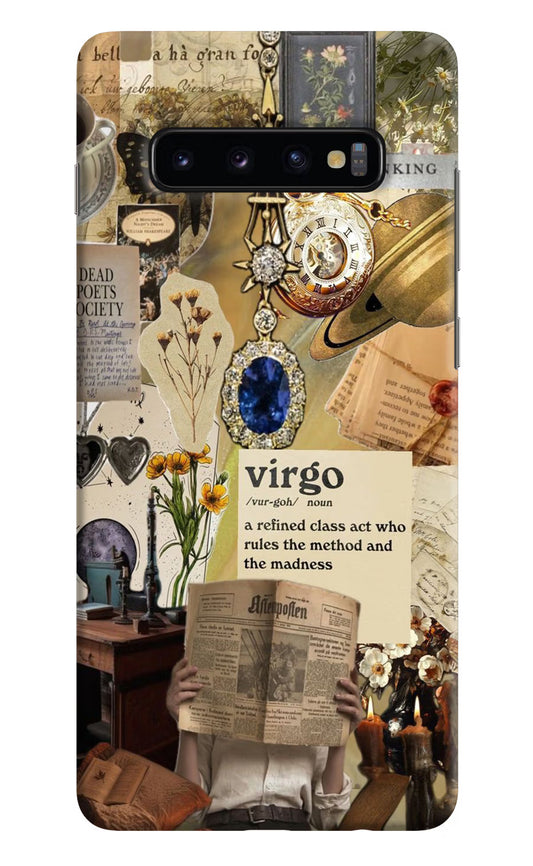 Virgo Zodiac Samsung S10 Plus Hard Case Back Cover by Casekaro