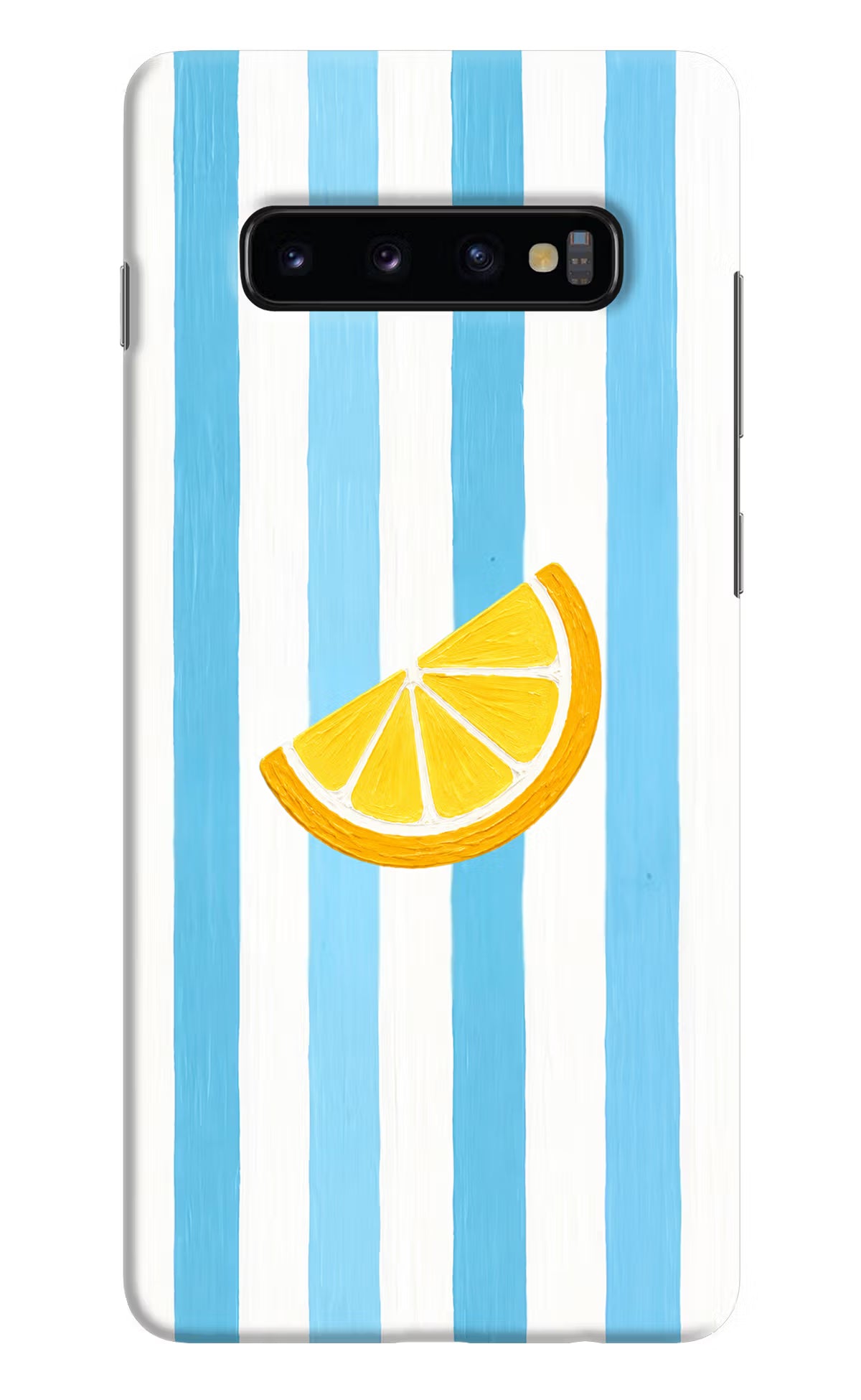 Summer Lemon Samsung S10 Plus Hard Case Back Cover by Casekaro