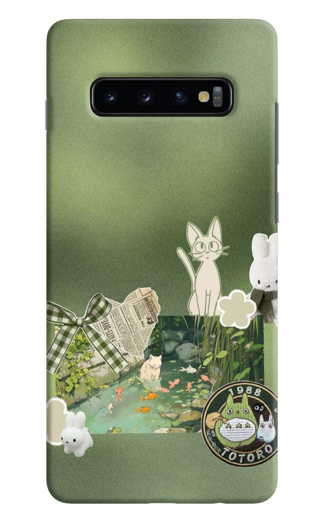 Aesthetic anime Samsung S10 Plus Hard Case Back Cover by Casekaro