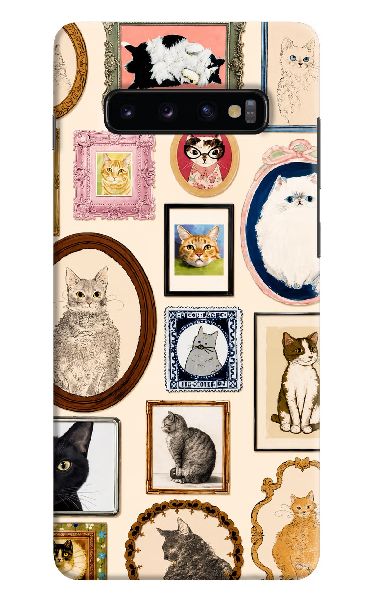 Mirror Cats Samsung S10 Plus Back Cover