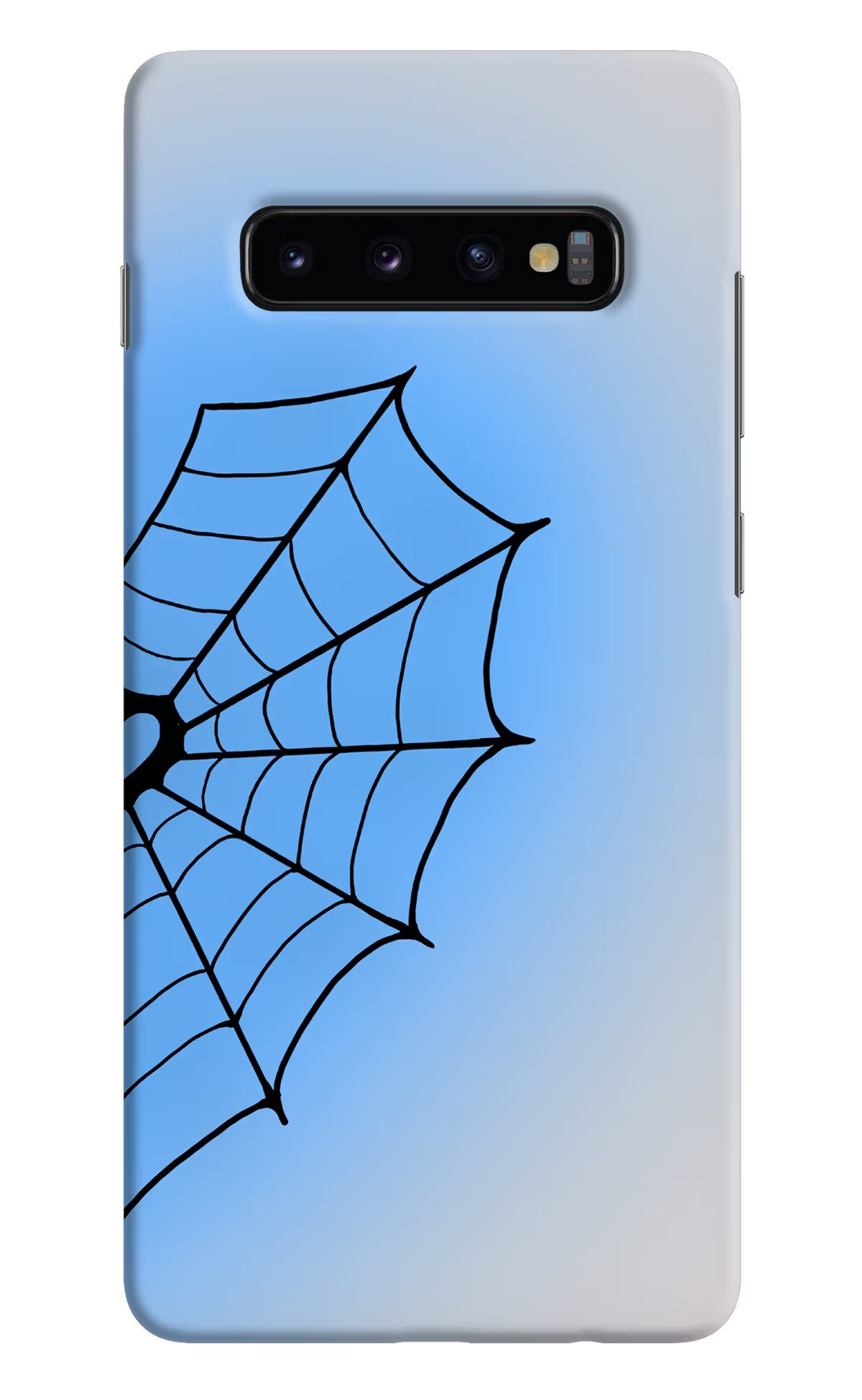 Blue Web Samsung S10 Plus Back Cover