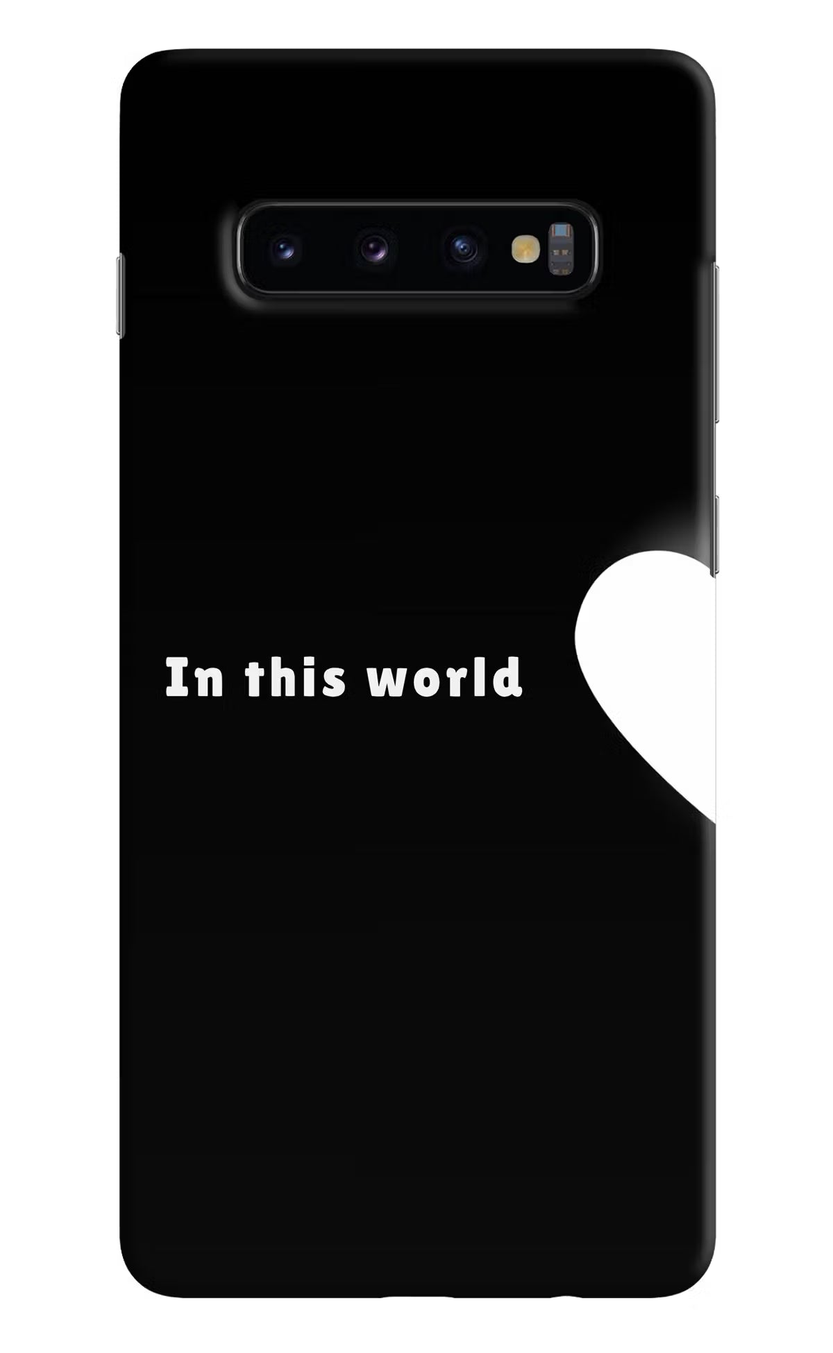 This World Samsung S10 Plus Back Cover