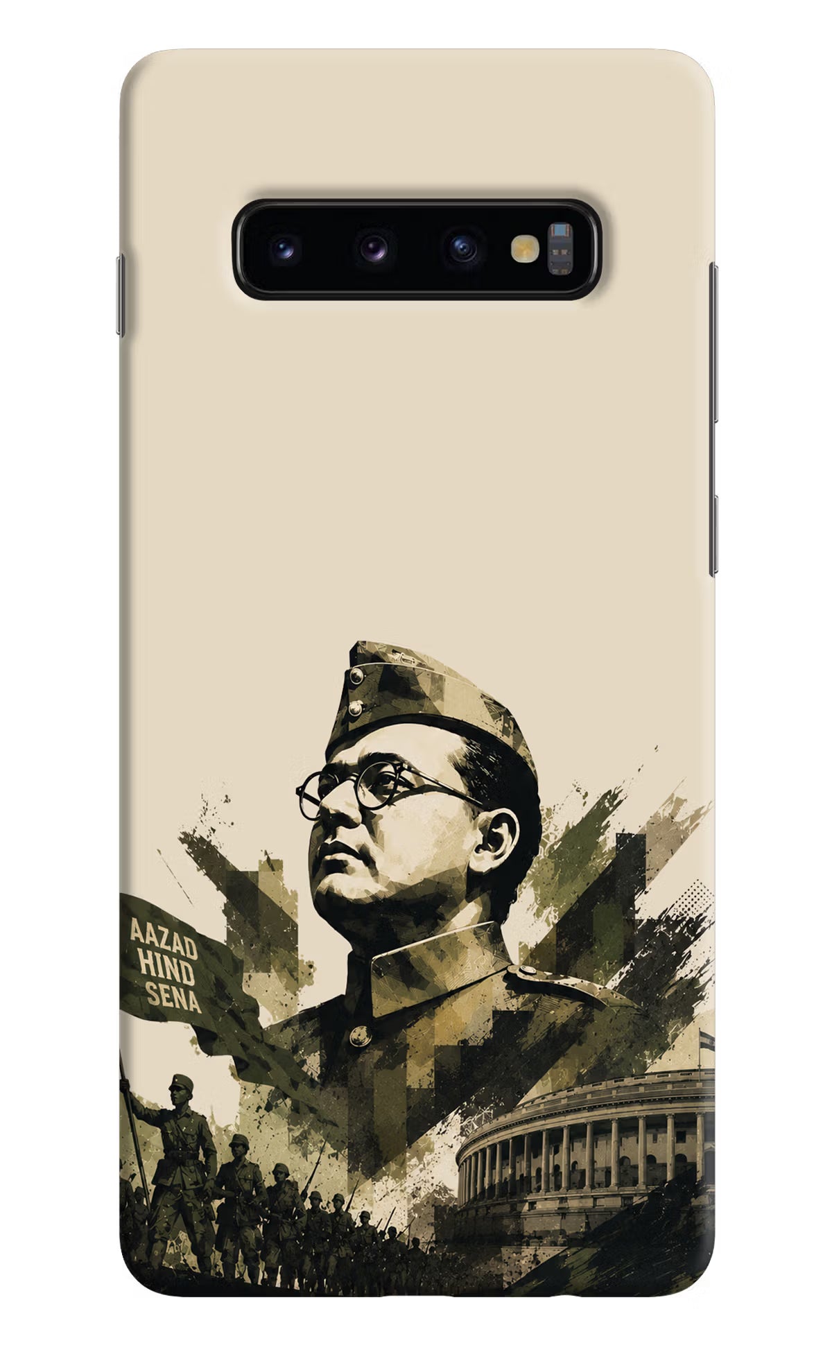 Netaji Rising Samsung S10 Plus Back Cover