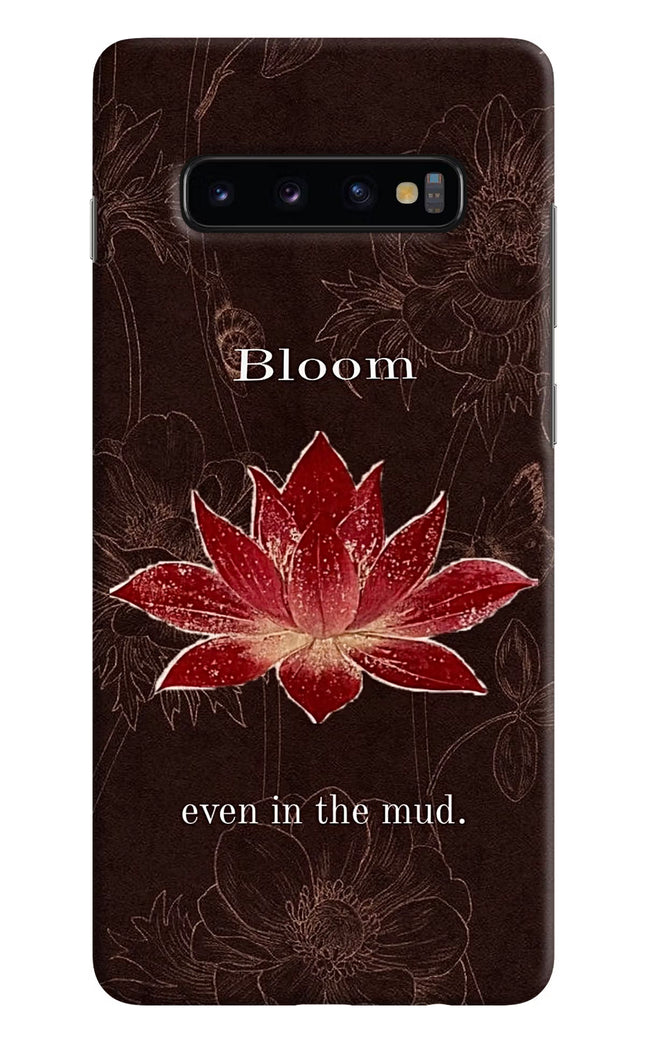 Bloom Samsung S10 Plus Hard Case Back Cover by Casekaro