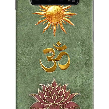 Om & Lotus Samsung S10 Plus Back Cover