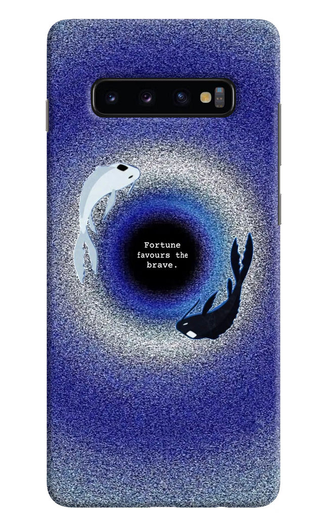 Dark Koi Samsung S10 Plus Hard Case Back Cover by Casekaro
