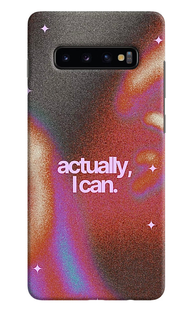 Pink Aura Samsung S10 Plus Hard Case Back Cover by Casekaro
