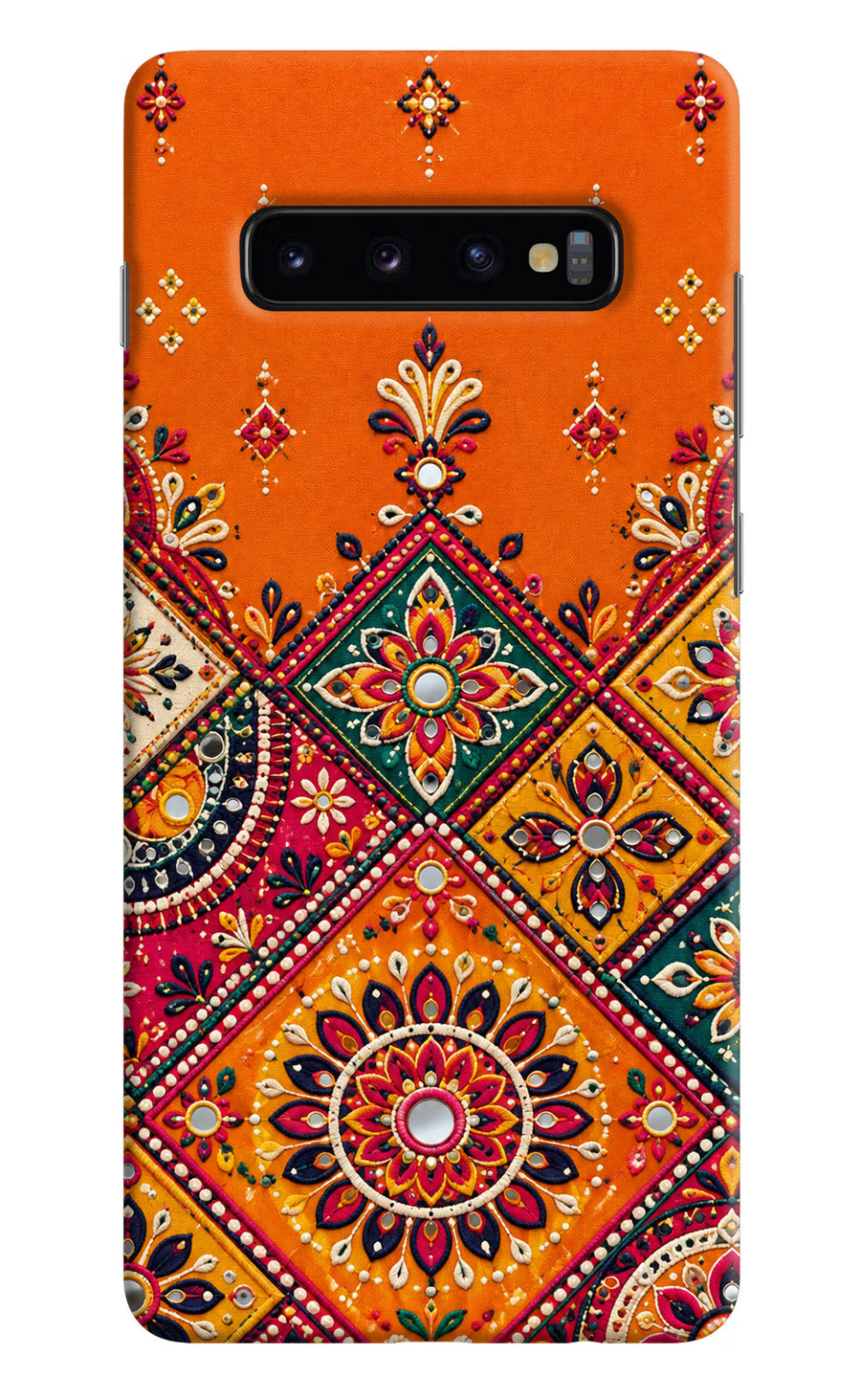 Kutch Glow Samsung S10 Plus Back Cover, Hard case