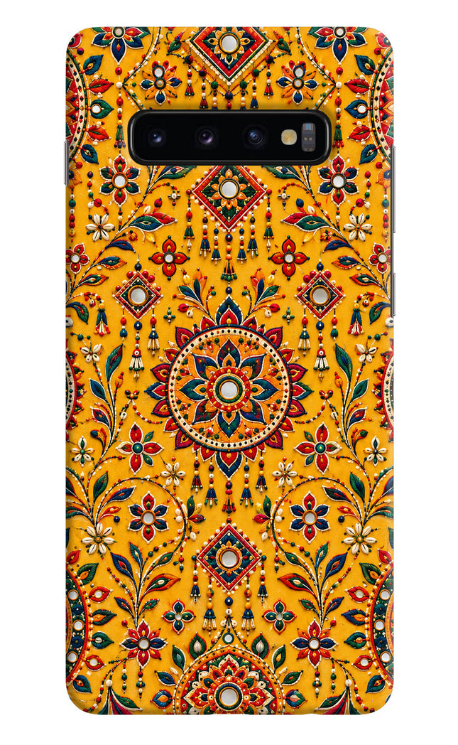 Sunlit Aura Samsung S10 Plus Hard Case Back Cover by Casekaro